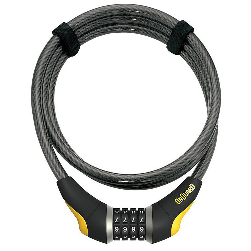 Замок ONGUARD AKITA. Кодовий на 4 цифри. Трос 185см х 10мм