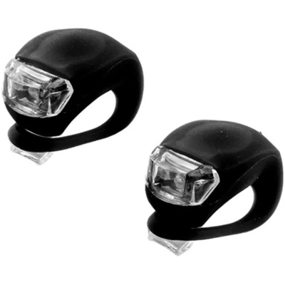 фото - Комплект блимавок Green Cycle GLT-001 2 LED передня і задня 2 батерейкі в кожній CR2032