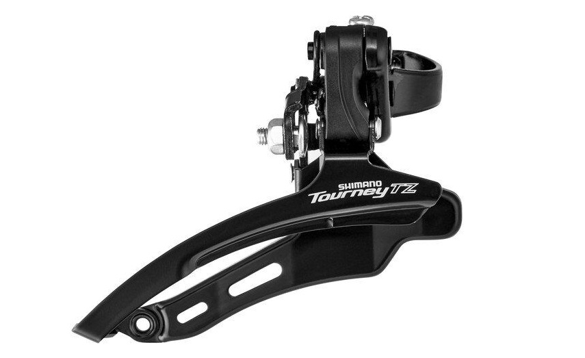 Фото Переключатель перед. индекс. под трубу 31,8мм н/тяга SHIMANO FD-TZ500 (черн.)