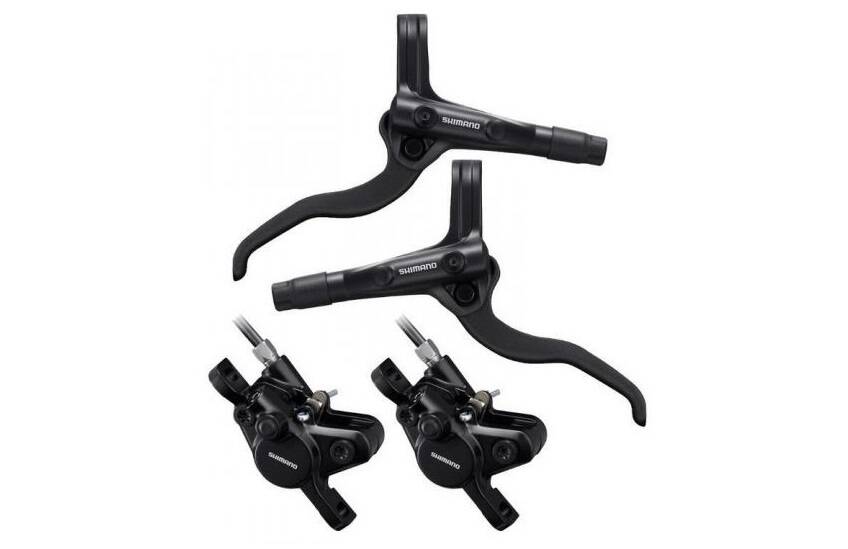 Гальма диск. гідравл. SHIMANO BR-MT400 пер.850/зад.1450мм комплект без роторів