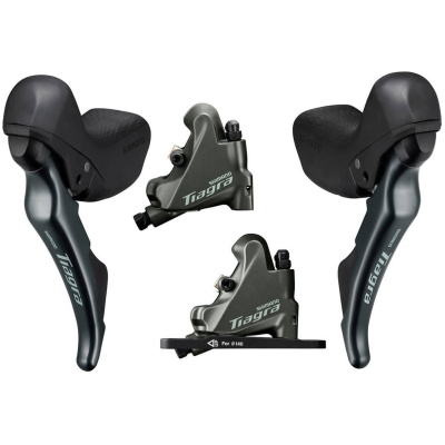 фото - Дуалы 2*10 SHIMANO TIAGRA ST-4720 Dual Control с гидравл. торм. в сборе 1400/800