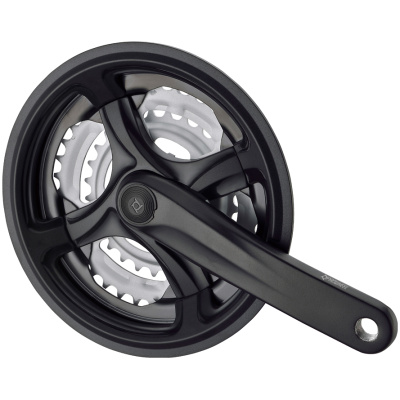 фото - Комплект шатунов PROWHEEL TY-CM99, 175mm, 28/38/48T, защита цепи, звёзды сталь, под квадрат, black
