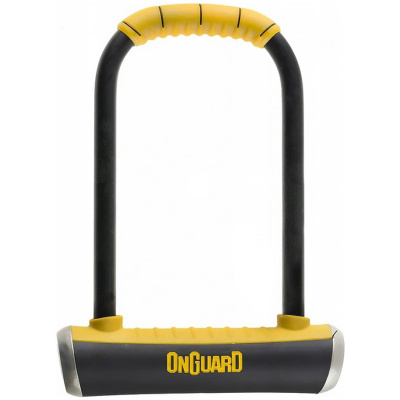 фото - Замок скобой  Onguard Brute LS размер скобы 115 x 260мм, толщина 16.8мм. 4 ключа + 1 с подсветкой, черный