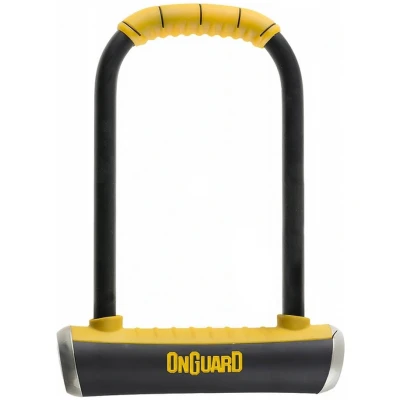 фото - Замок скобой  Onguard Brute LS размер скобы 115 x 260мм, толщина 16.8мм. 4 ключа + 1 с подсветкой, черный