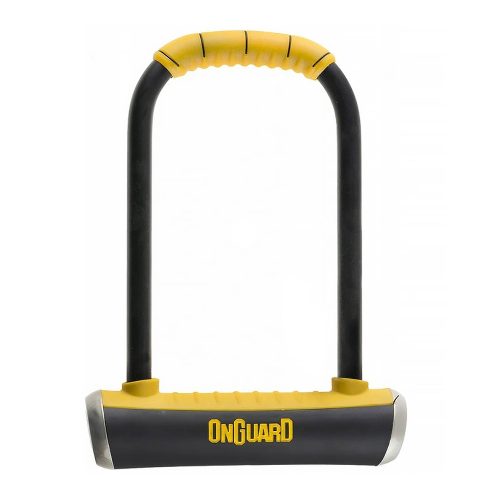 Фото Замок скобой  Onguard Brute LS размер скобы 115 x 260мм, толщина 16.8мм. 4 ключа + 1 с подсветкой, черный