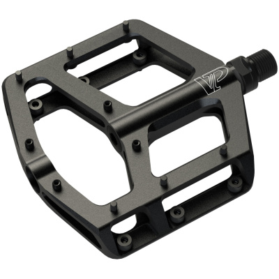 фото - Педаль VP VP-018 МТБ, пропідшипник+підшипник ковзання LSL. Вісь – 9/16" фрезерована, хроммолібден, Розмір: 120x108x17 мм, Вага 386г