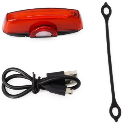 фото - Блимавка задня Green Cycle GLT-201 COB LED; 6 режимів