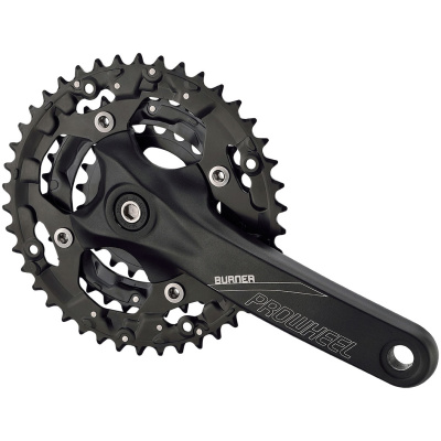 фото - Комплект шатунів PROWHEEL BURNER-301-N (8S) 175mm, 22/32/42T black