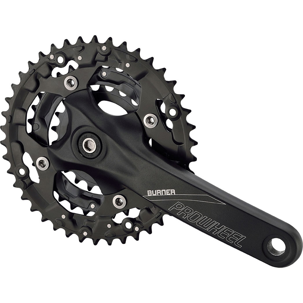 Комплект шатунів PROWHEEL BURNER-301-N (8S) 175mm, 22/32/42T black