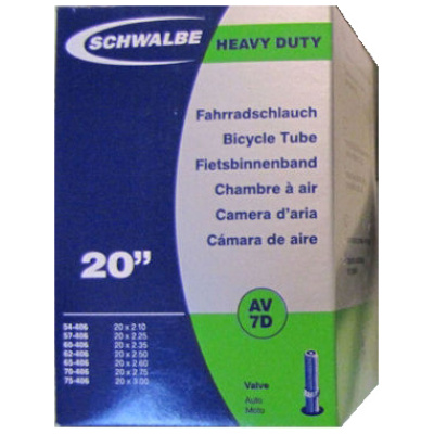 фото - Камера 20 "(54 / 75×406) Schwalbe AV7D 40мм DOWNHILL EK