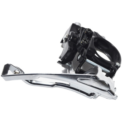 фото - Перемикач перед. під трубу 34,9мм (адаптер 31,8) універсал. тяга нижн. хомут Micro New FD-M20