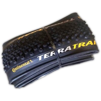 фото - Покришка безкамерна Continental Terra Trail ProTection 28" | 700 x 40C | 28 x 1.50 чорна / коричнева, складна skin