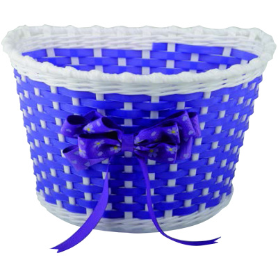 фото - Кошик Green Cycle GCB-02-6 дитячий плетений пластик, фіолетовий