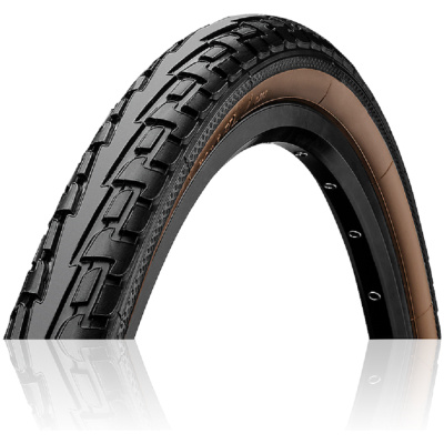 фото - Покрышка Continental Ride Tour 28″ | 700 x 35C черная/коричневая, не складная