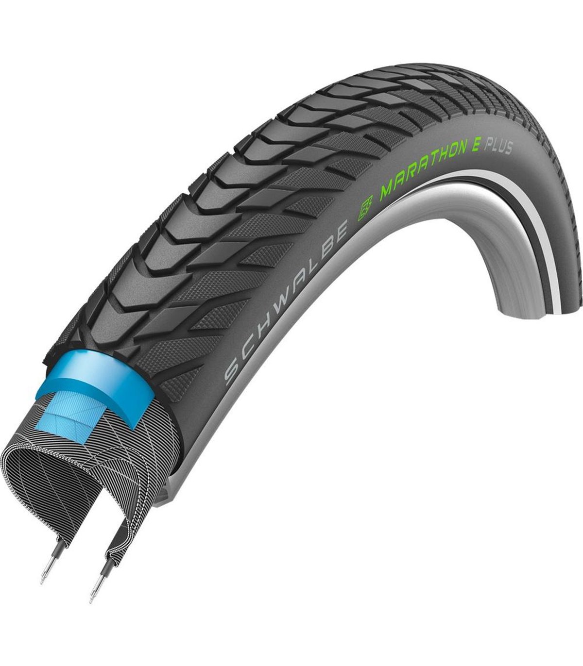 Фото Покришка 29×2.00 (50-622) Schwalbe MARATHON E-PLUS Smart DualGuard, TwinSkin B/B+RT HS498 ADDIX E 67EPI 37B