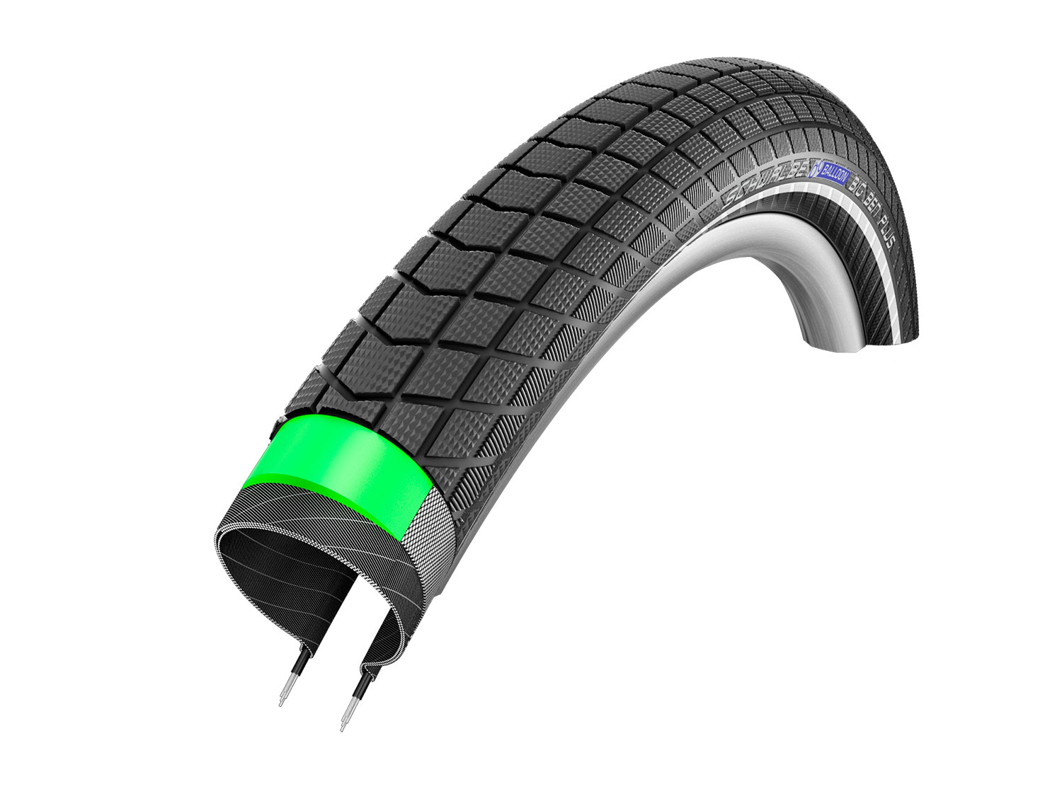 Фото Покришка 20×2.15 (55-406) Schwalbe BIG BEN PLUS G-Guard SnakeSkin Performance B/B-SK + RT HS439 EC, 67EPI 26B