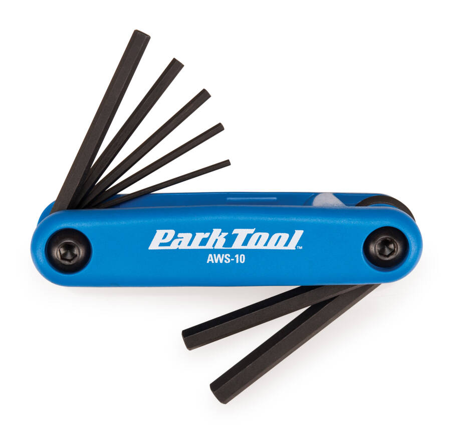 Набір шестигранників Park Tool AWS-10 (1.5mm, 2mm, 2.5mm, 3mm, 4mm, 5mm, 6mm) складаний