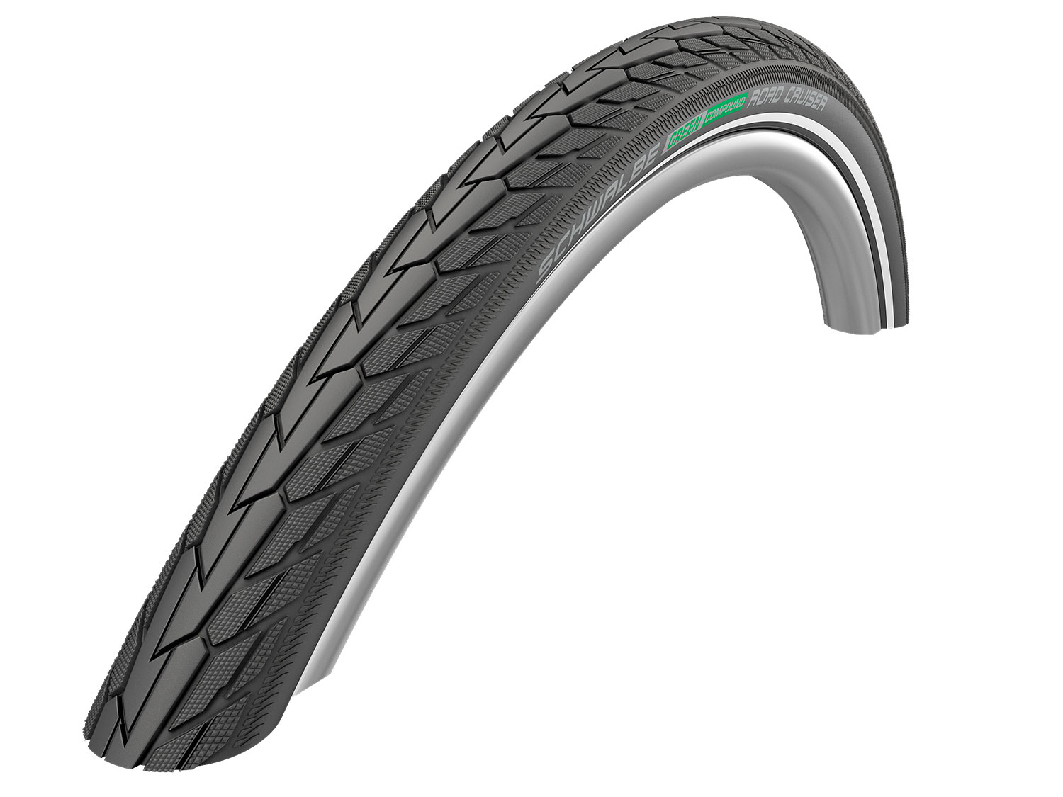 Фото Покришка 20×1.75 (47-406) Schwalbe ROAD CRUISER PLUS PunctureGuard, TwinSkin B/B + RT HS484 GREEN 50EPI