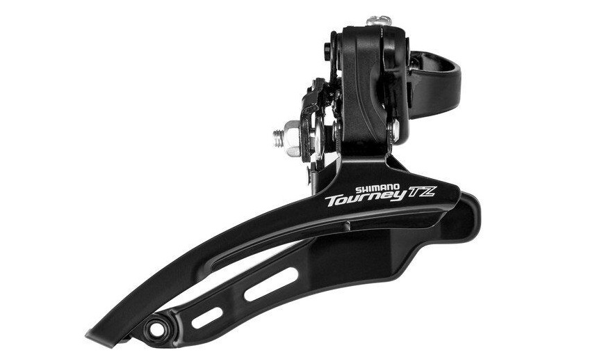 Фото Перемикач перед. індекс. під трубу 28,6мм н/тяга чорн. SHIMANO FD-TZ500
