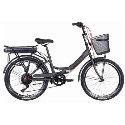 фото - Електровелосипед 24″ Formula SMART 350Вт 36В редуктор. дисплей, САП, 12.5Ач з крепл. до багажн.,