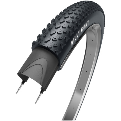 фото - Покришка складна 29×2,10 SkinWall (з біж. боковиною) OBOR Billy Goat (W3104) Foldable, Jet Compound, 60 TPI