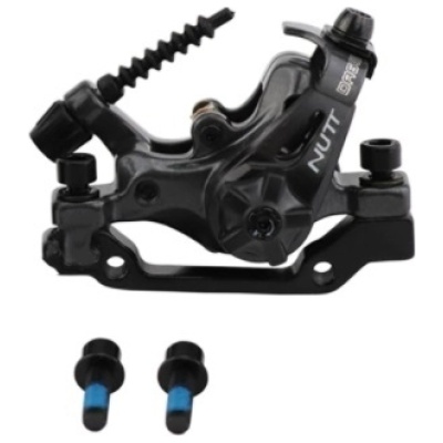 фото - Тормоз диск. механ. NUTT S-5 двухпоршневой c пер. адаптером под 160мм (ED)