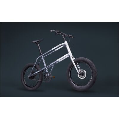Велосипед 20" Pride MUTE 2.2 2022 GRAY-DARK GRAY