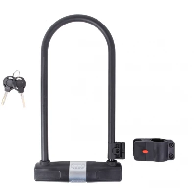 фото - Замок U-Lock PY 6001 на ключі 115мм*265мм чорний