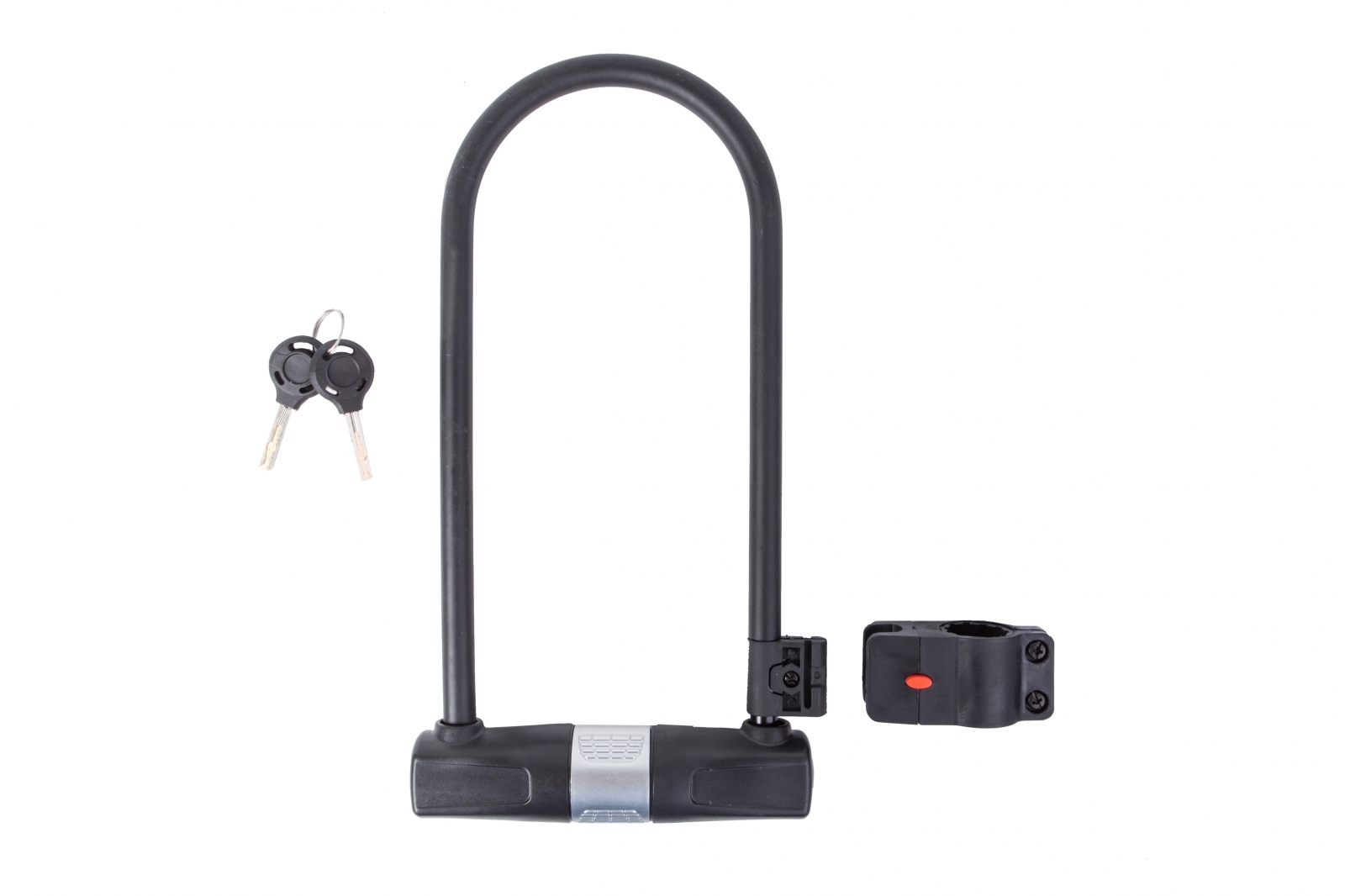 Фото Замок U-Lock PY 6001 на ключі 115мм*265мм чорний