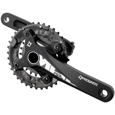 фото - Шатуни HT2 PROWHEEL MPL(SENSOR)-501 TT 24/38T встав. вісь, виносн. підшип. 10-ск 175мм чорні