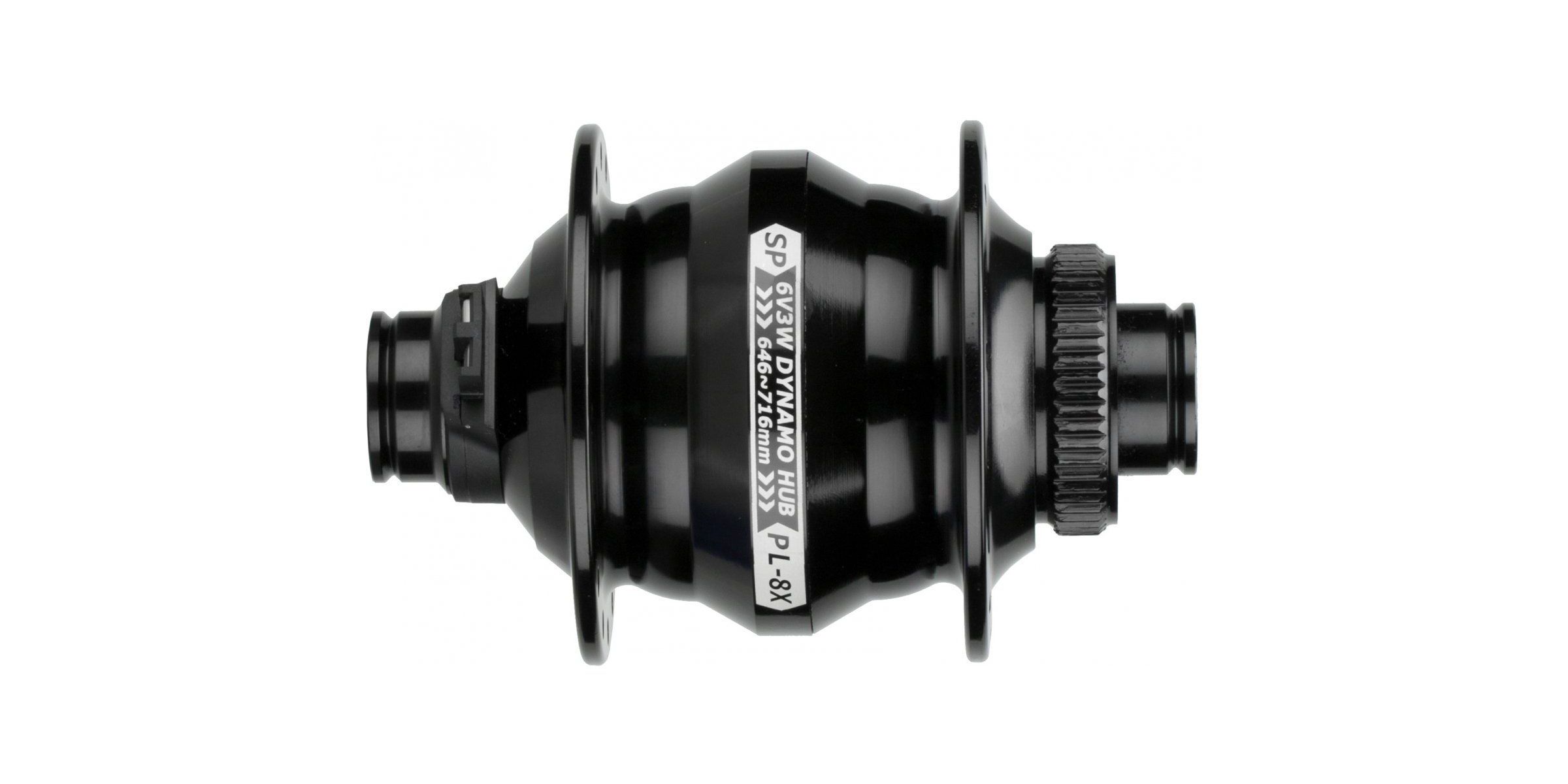 Втулка-динамо CENTER  LOCK  пер  SHUTTER PRECISION SP PL-8X 32H 15X100mm черн