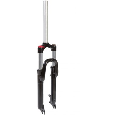 фото - Вилка на велосипед 24″ под дисковый тормоз , ST 1-1/8″ AM с лок. ,шток-260мм ход-100mm FSD LJ644M (черный)