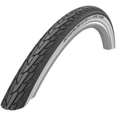 фото - Покришка 28×1.40 (37-622) 700x35C Schwalbe ROAD CRUISER K-Guard Active B / W HS484 GREEN 50EPI