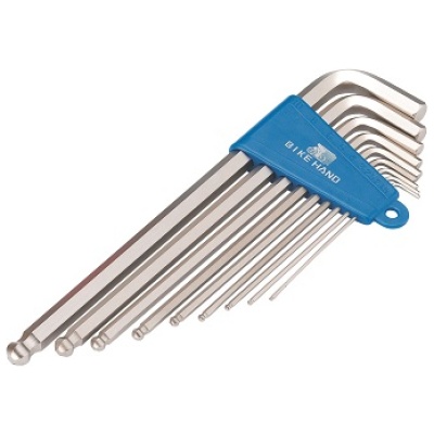 фото - Набор шестигранников BikeHand (1.5/2/2.5/3/4/5/6/8/10mm) YC-623   YC-623