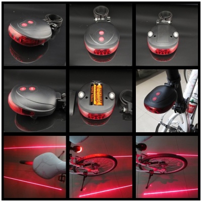 фото - Ліхтар габаритний задній BC-TL5351 5 діодів з лазерною доріжкою (червоний)