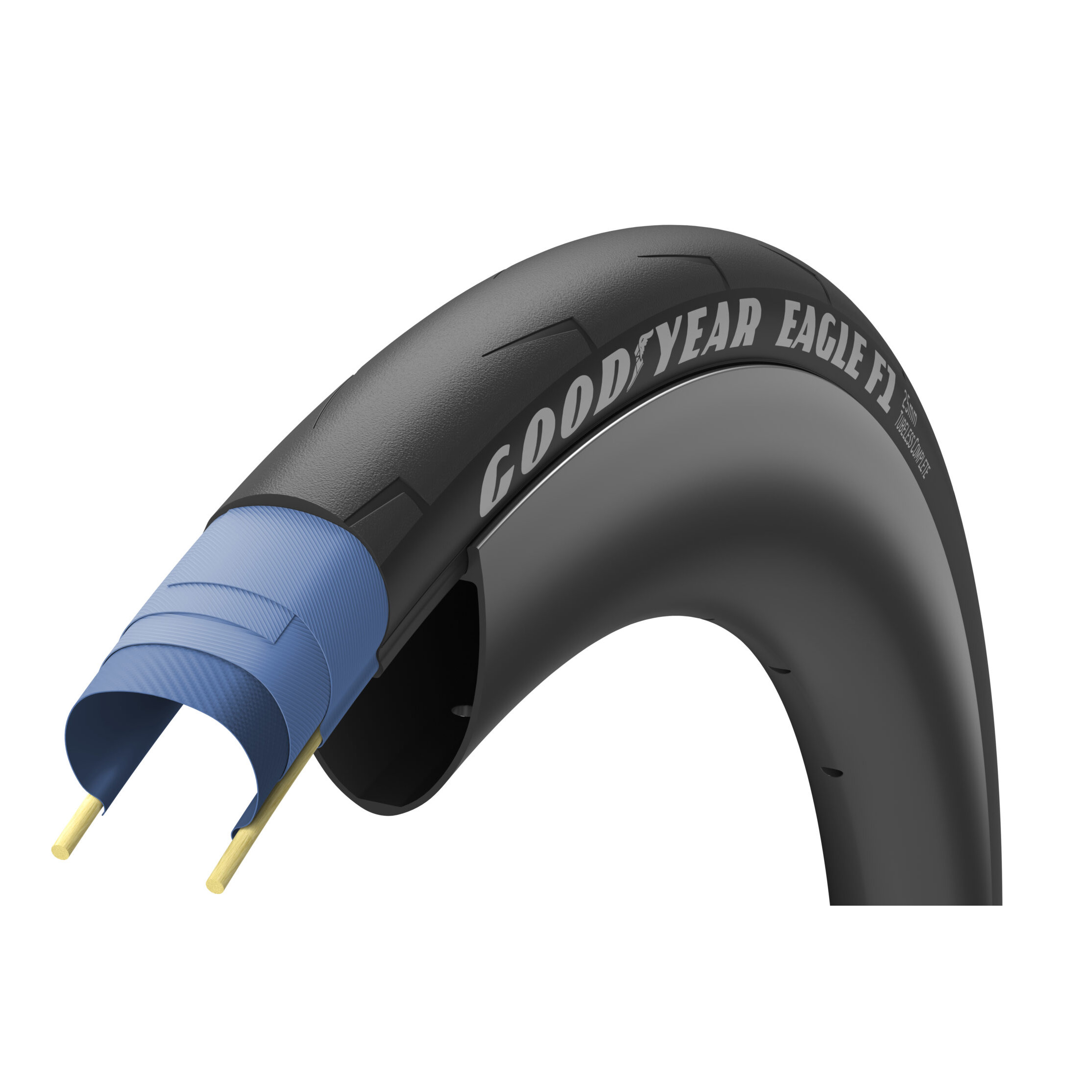 Фото Покришка 700x25C (25-622) GoodYear EAGLE F1 tube type, folding, black, 120tpi