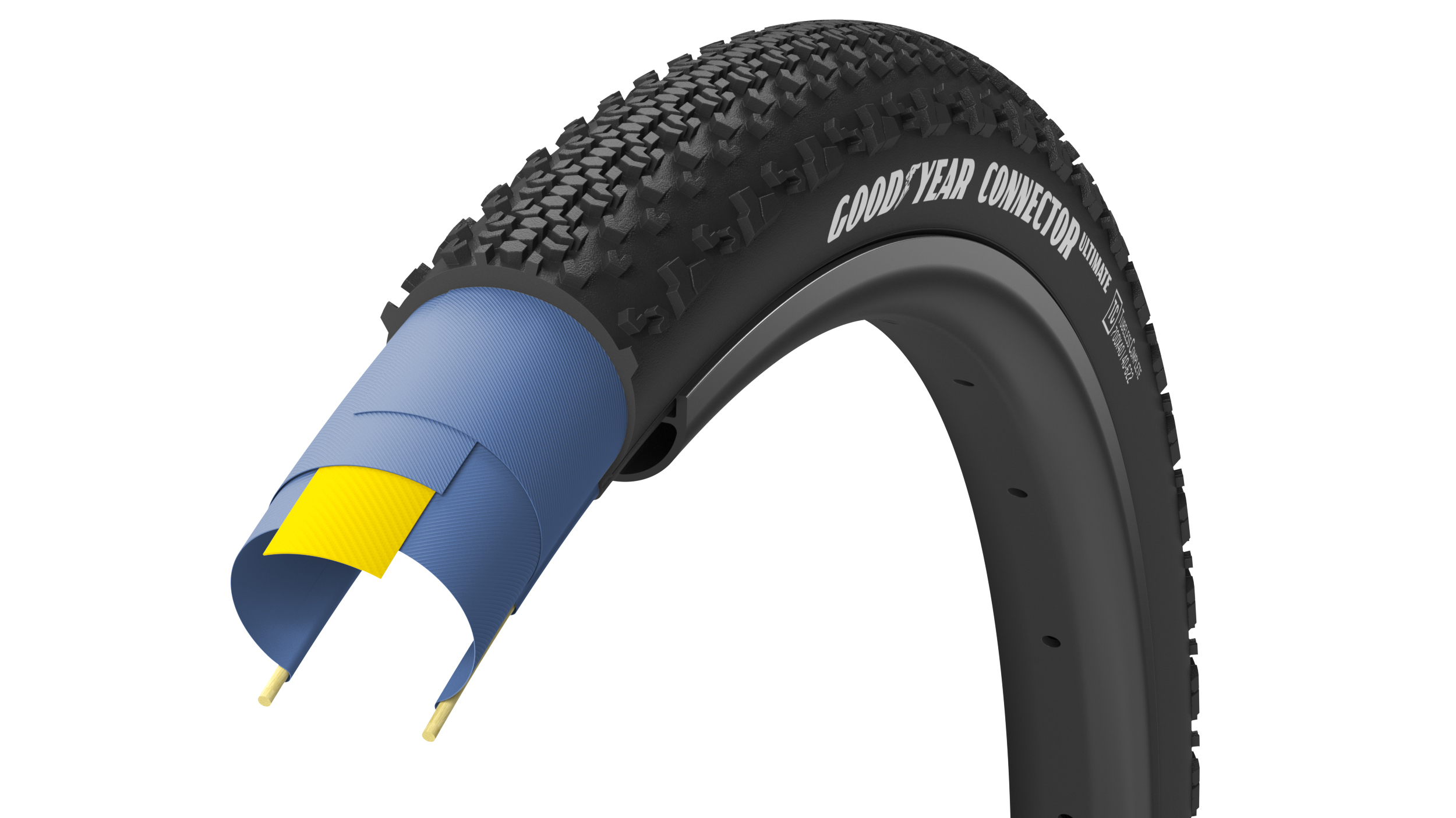 Фото Покрышка 700×40 (40-622) GoodYear CONNECTOR tubeless complete, folding, black, 120tpi
