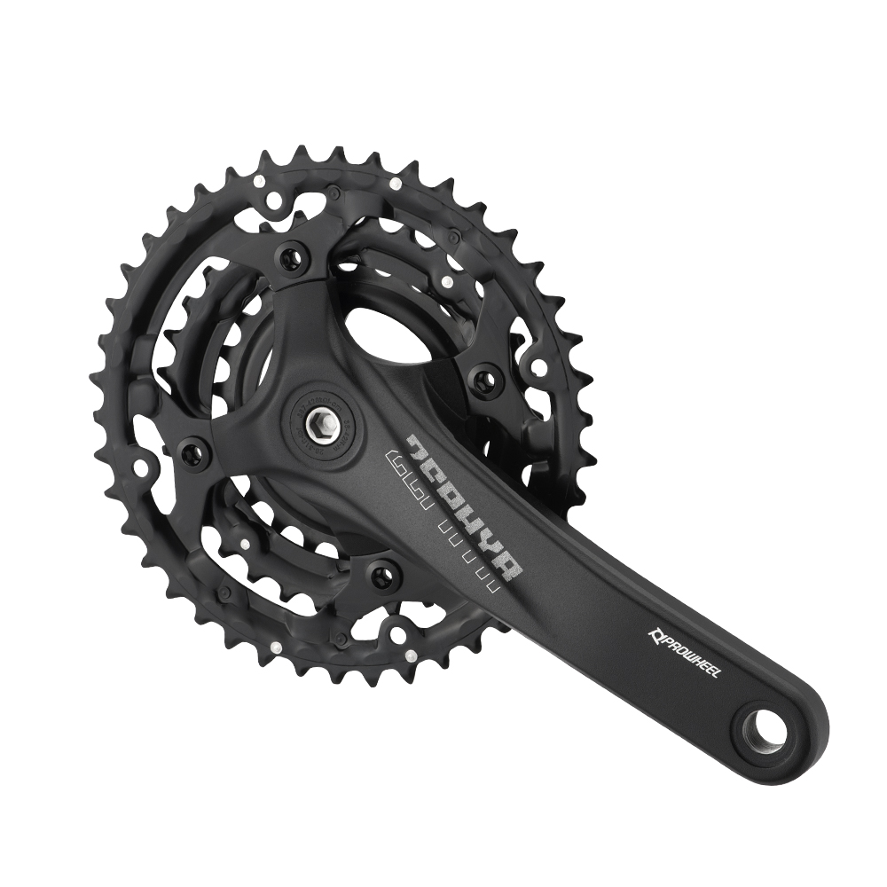 Комплект шатунів PROWHEEL ZEPHYR-601 (10S) 175mm, 42/32/24T BLACK