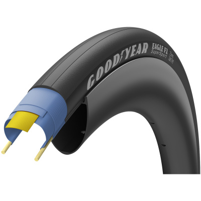 фото - Покришка 700x25C (25-622) GoodYear EAGLE F1 SuperSport, tube type, folding, black, 120tpi