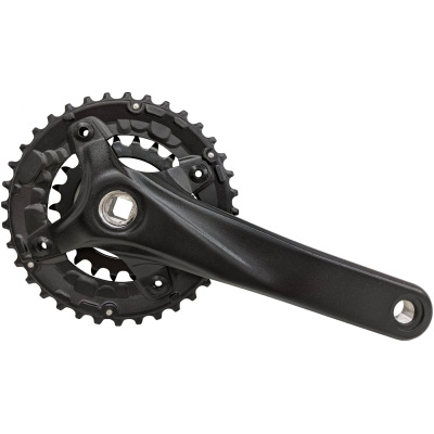 фото - Комплект шатунів PROWHEEL ZEPHYR-551 (10S) 170mm, 36/22T black