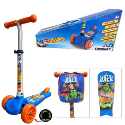 фото - Самокат детский 3-х колёсный LS2118 (RL7T) Hot Wheels