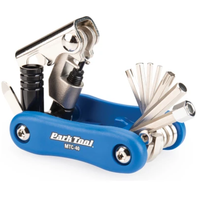 фото - Мультитул Park Tool MTC-40, 2,5/3/4/5/6/8mm, T25/T30, отвёртка, выжимка цепи, адаптер накачки CO2, выравниватель роторов