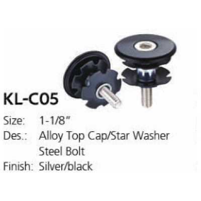 фото - Кришка рульової колонки 1-1/8″ з якорем Kenli KL-C05