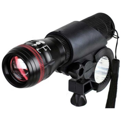 фото - Фара передня ProX Torch 500Lm 3xAAA, чорна (A-O-B-P-0190)