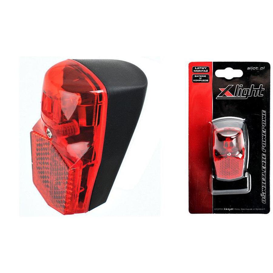 Фото Фара задня X-LIGHT XC-114C під динамо, 1Led з підтримкою (a-o-b-p-0120)