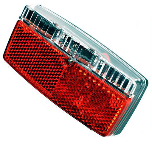 Фото Фара задня X-Light XC-120С 2 SUPER LED під динамо з габаритом (A-O-B-P-0122)