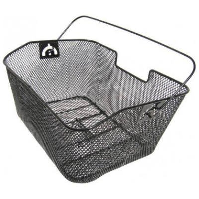 фото - Кошик на багажник залізний чорний