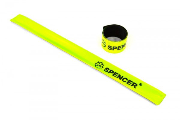Светоотражающая лента Spencer 2шт на руку или ногу, желтый (OSO052)
