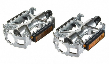 Педали Spencer Alu Black FP-961 серебристый (PED961)
