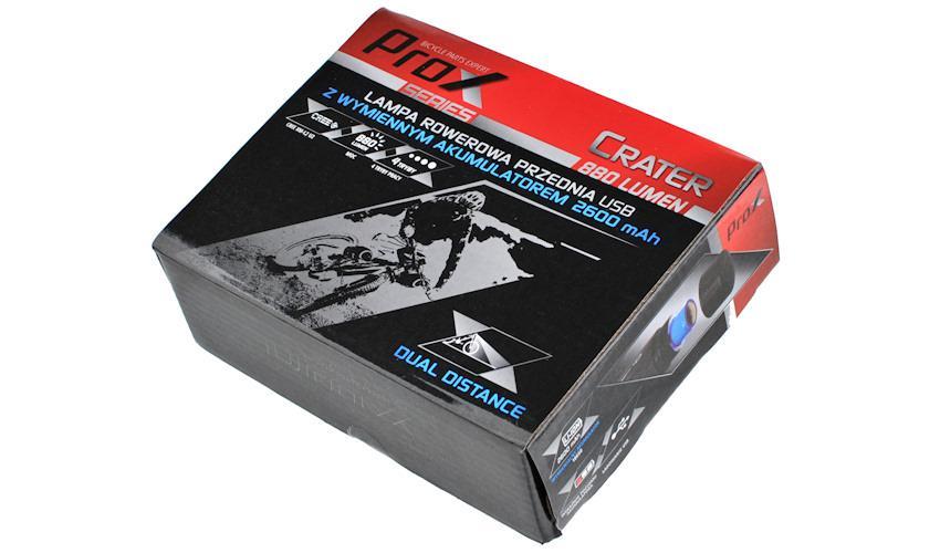 Фара передня ProX Crater Cree XM-L2 880Lm, 2600mAh (a-O-b-p-0348)
